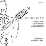 the album cover for Hindemith / Mints / Kobrin - Complete Works for Violin & Piano