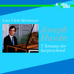 the album cover for Haydn / Mortensen - 5 Sonatas for Harpsichord