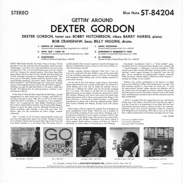 Dexter Gordon : Gettin' Around (2x12", Album, Ltd, Num)