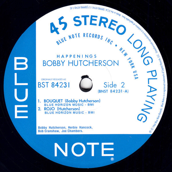 Bobby Hutcherson : Happenings (2x12", Album, Ltd, RE, RM, 180)