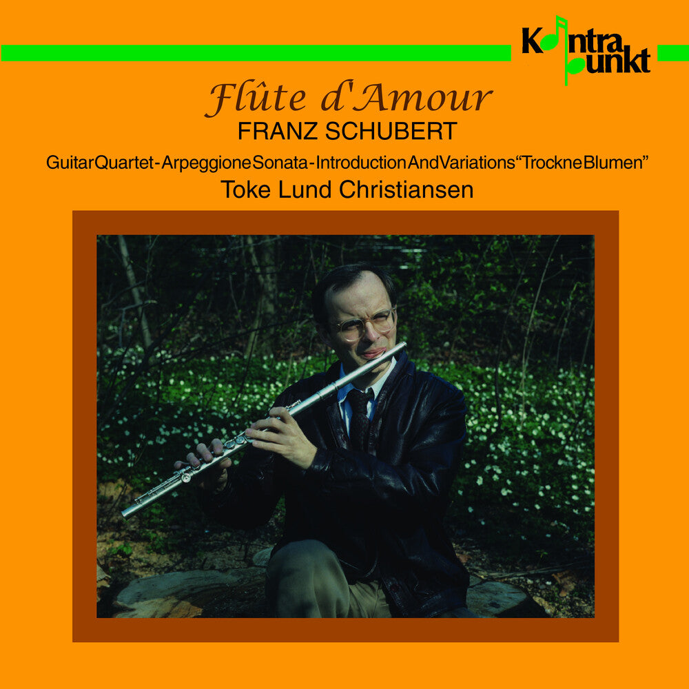 the album cover for Schubert / Christiansen - Guitar Quartet / Arpeggione Sonata