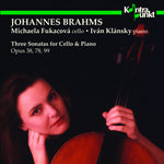 the album cover for Brahms / Klansky / Fukacova - 3 Sonatas for Piano & Cello