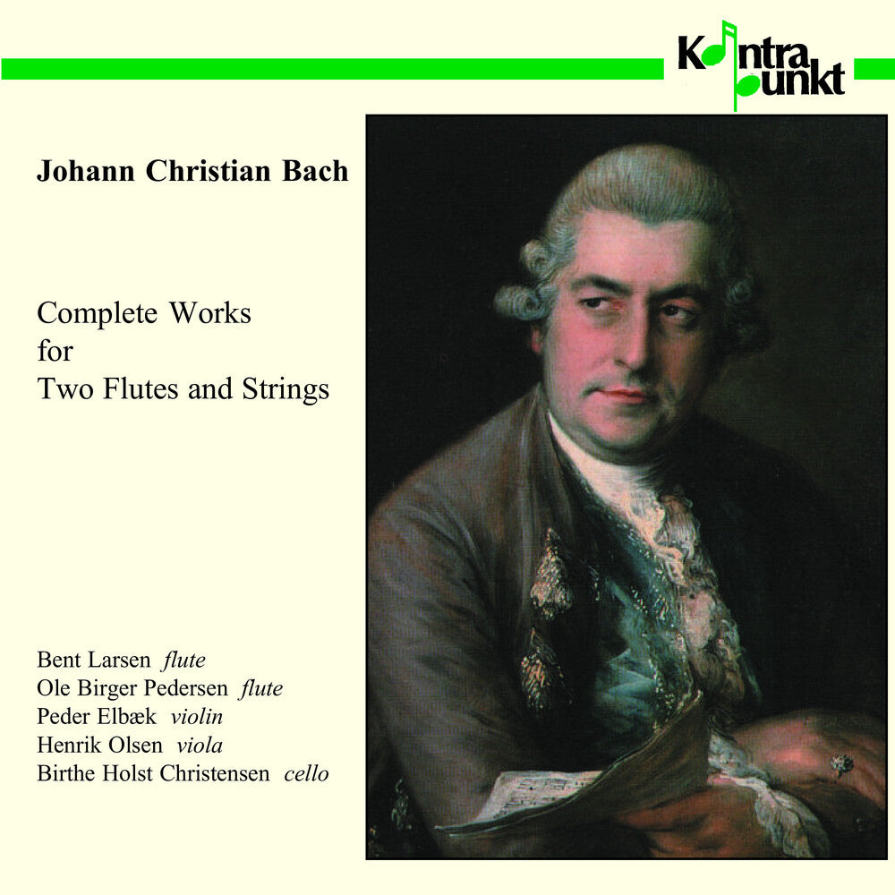 the album cover for Bach / Larsen / Elbaek - Quartets, Opus 19