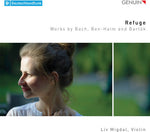 the album cover for Bartok / Migdal - Refuge