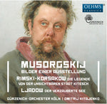 the album cover for Mussorgsky / Kitajenko - Bilder Einer Ausstellung