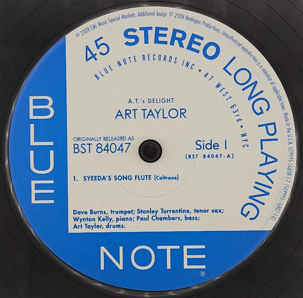 Art Taylor : A.T.'s Delight (2xLP, Ltd, Num)
