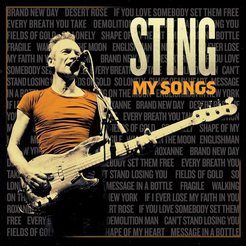 the album cover for Sting - My Songs