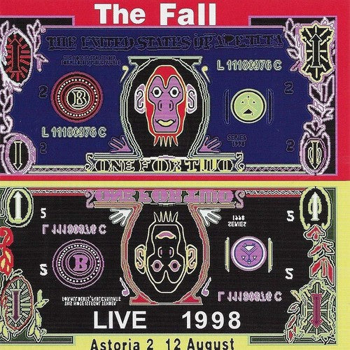 the album cover for The Fall - Live At The Astoria 1998