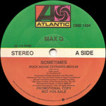 Max Q : Sometimes (12", Single, Promo)