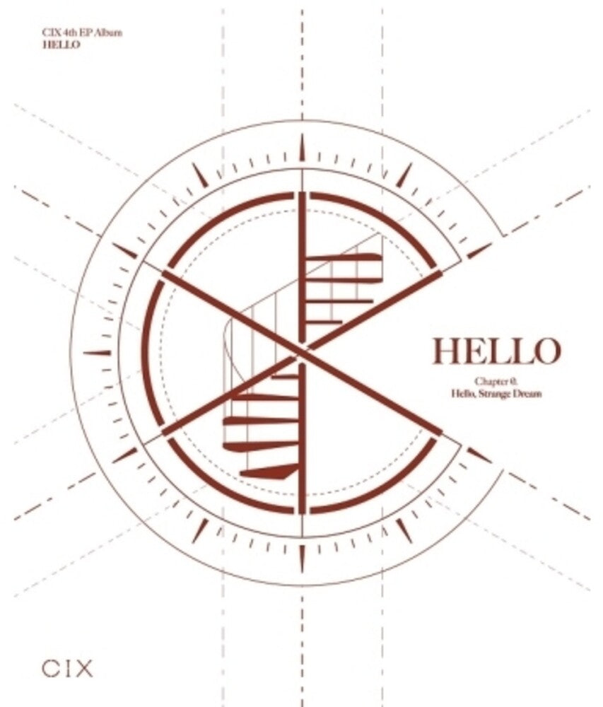 the album cover for Cix - Hello Chapter O/Hello, Strange Dream (incl. 84pg Photobook, Member Photocard, Photocard Frame, Folded Poster, Illustration Card,