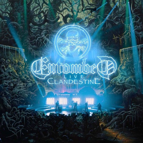 the album cover for Entombed - Clandestine - Live