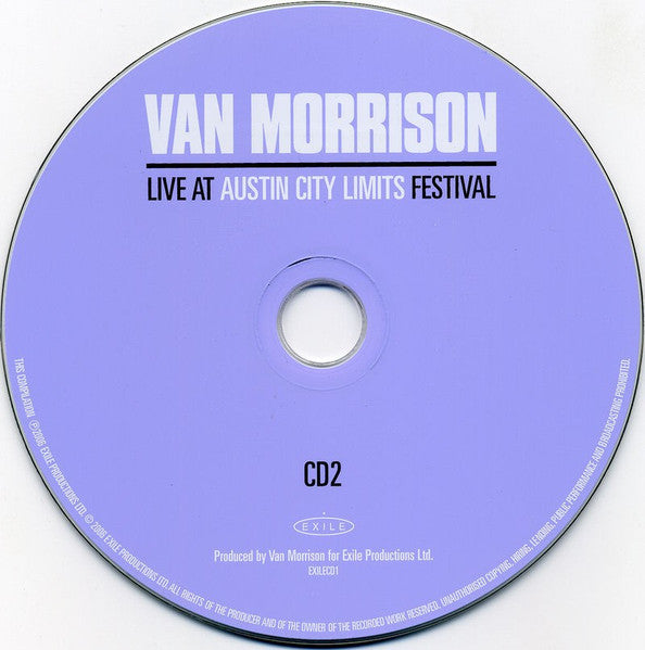 Van Morrison : Live At Austin City Limits Festival (2xCD, Album)