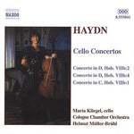 the album cover for MARIA KLIEGEL - Cello Concertos