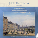 the album cover for Hartmann / Trondhjem - Piano Works 2