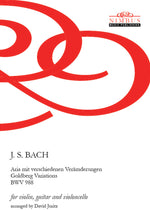 the album cover for J Bach .S. - Goldberg Variations