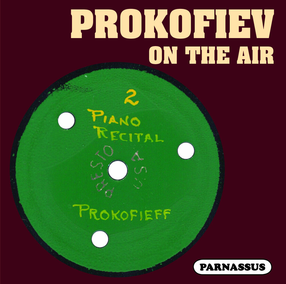 the album cover for Sergei Prokofiev/ Vedernikov,Anatoly - Prokofiev on the Air