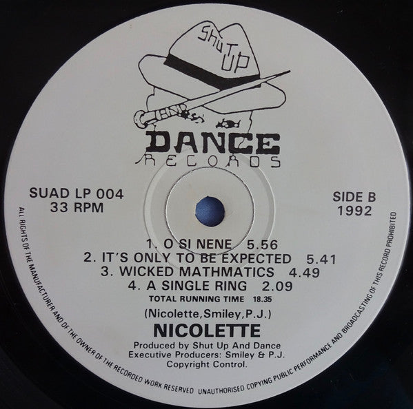 Nicolette : Now Is Early (LP, Album)