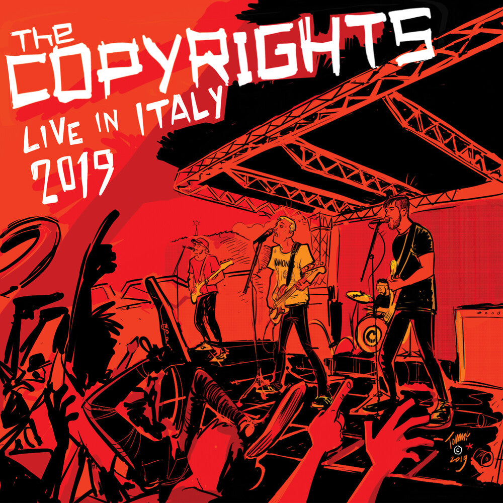 the album cover for Copyrights - Live In Italy 2019