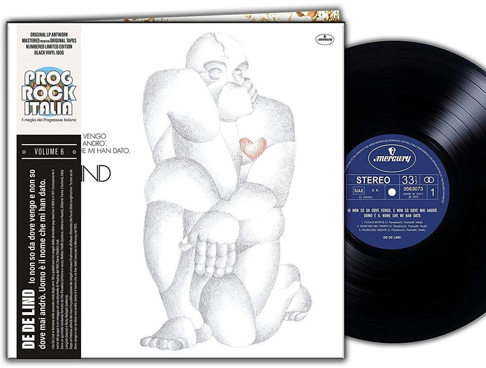 the album cover for De De Lind - Io Non So Da Dove Vengo