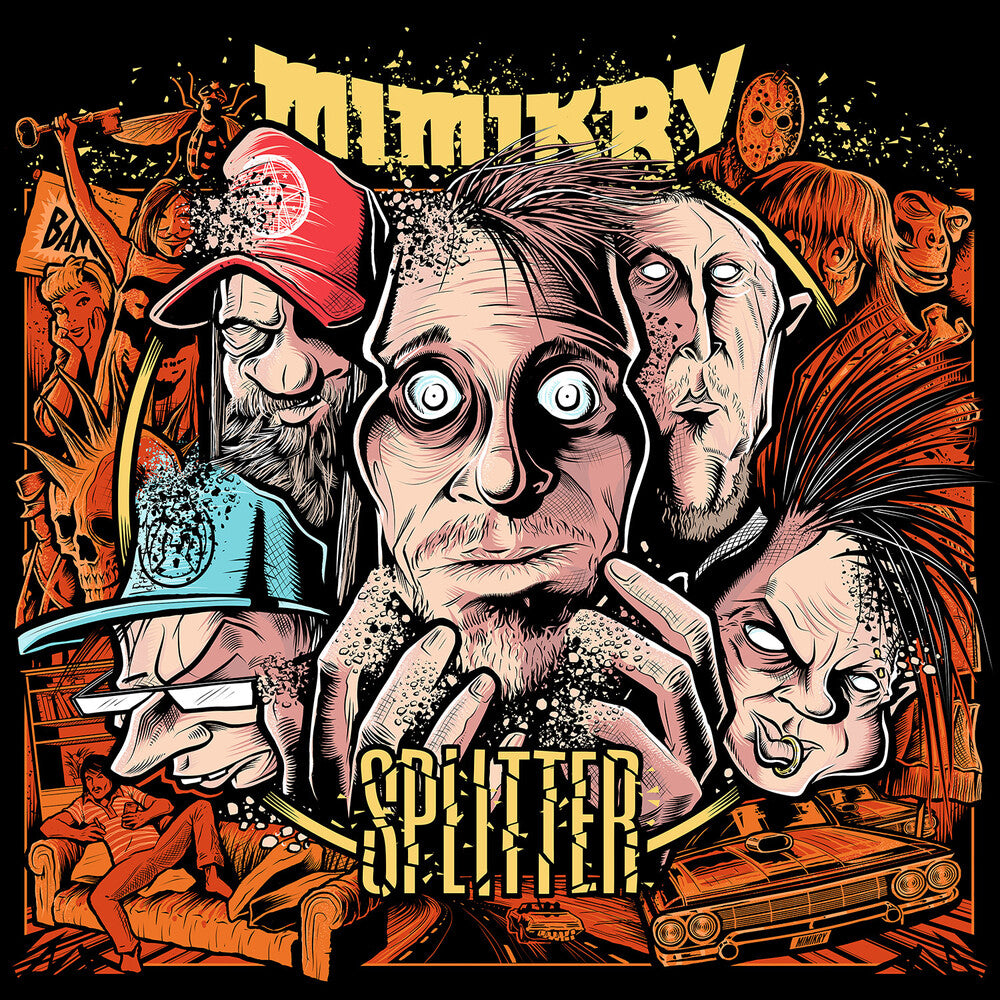 the album cover for Mimikry - Splitter