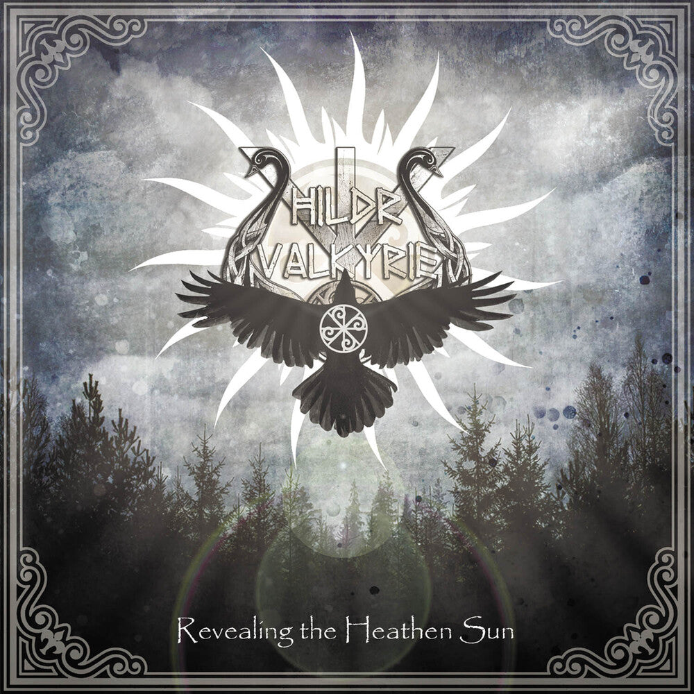 the album cover for Hildr Valkyrie - Revealing The Heathen Sun