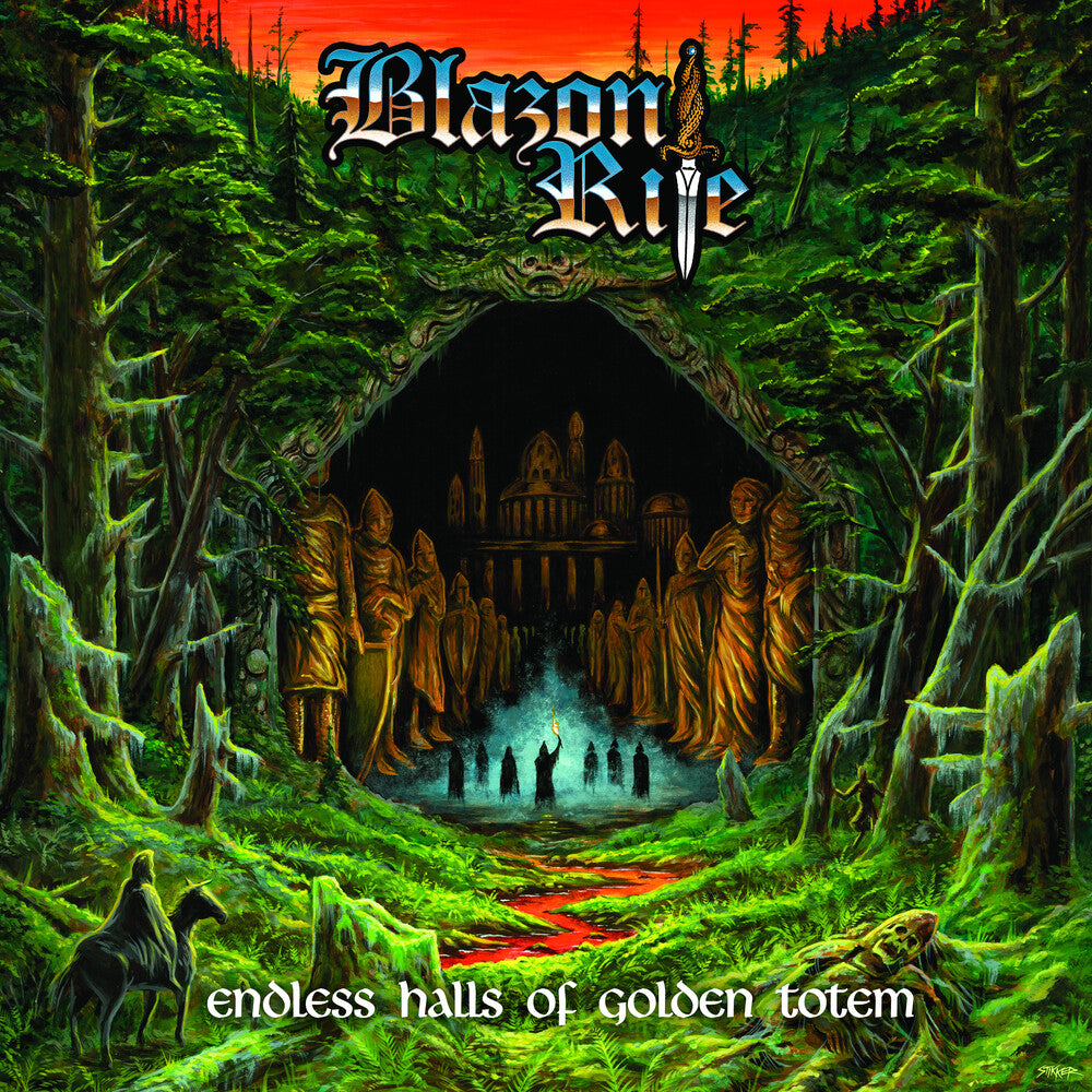 the album cover for Blazon Rite - Endless Halls Of Golden Totem