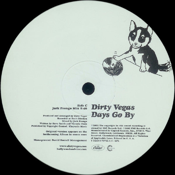 Dirty Vegas : Days Go By (2x12")