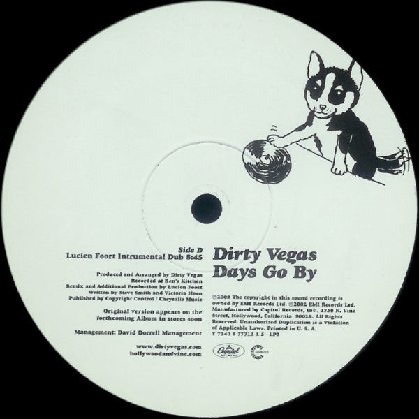 Dirty Vegas : Days Go By (2x12")