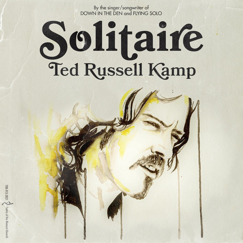 the album cover for Ted KampRussell - Solitaire