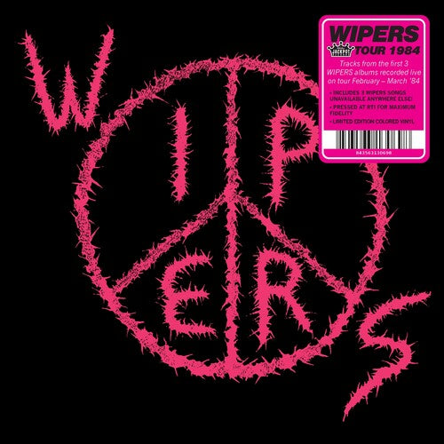 Wipers - Wipers (también conocido como Wipers Tour 84) (Vinilo)