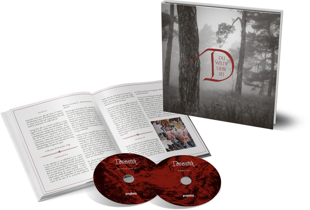 the album cover for Dornenreich - Du Wilde Liebe Sei (Book Edition)