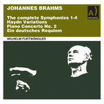 the album cover for Brahms - Sinfonien 1-4 Klavierkonzert