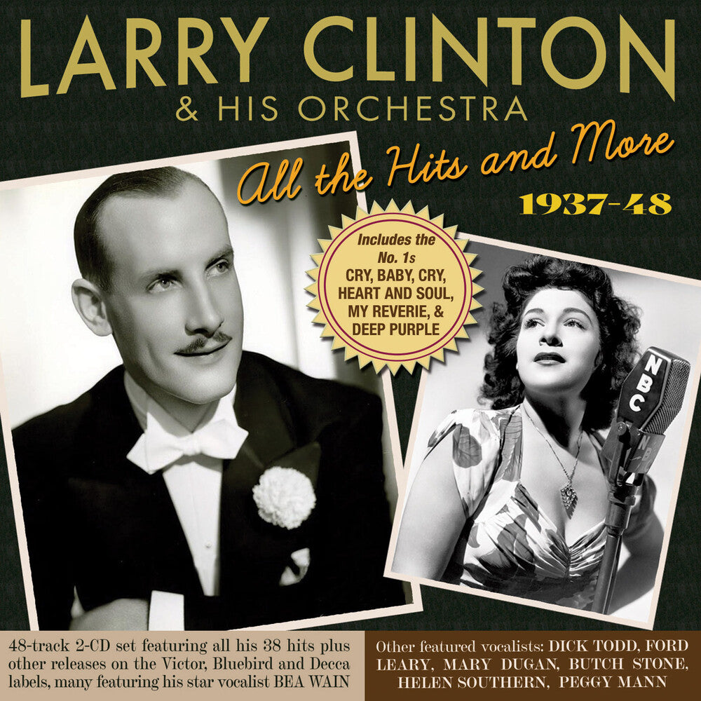 the album cover for Larry Clinton& His Orchestra - All The Hits And More 1937-48