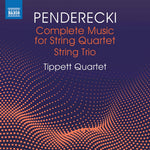 the album cover for Penderecki / Tippett Quartet - Complete Music For String
