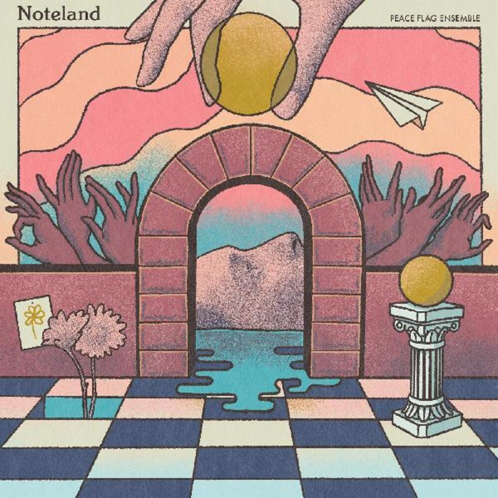 the album cover for Peace Flag Ensemble - Noteland