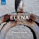 the album cover for Mayr / Concerto De Bassus / Hauk - Elena (2pk)