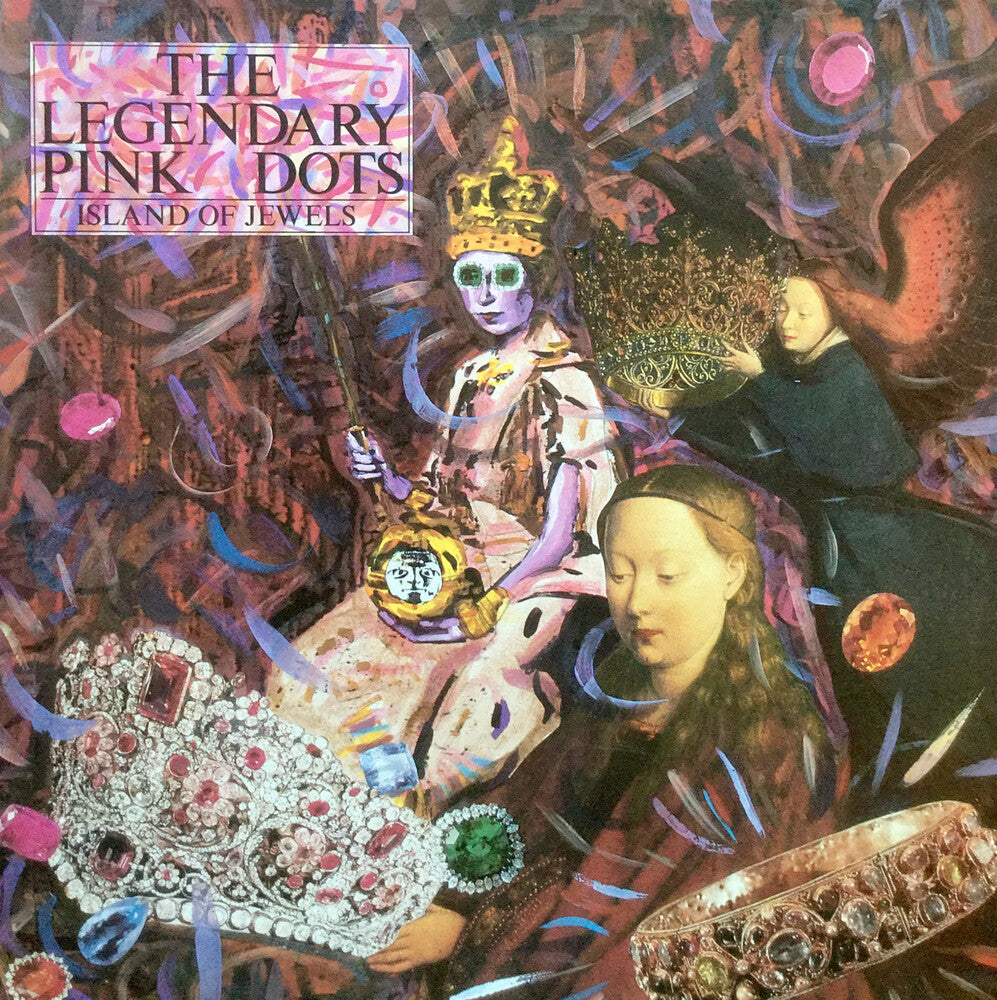 the album cover for Legendary Pink Dots - Island Of Jewels
