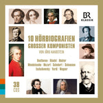 the album cover for 10 Audiobiographies / Various (Box) - 10 Audiobiographies (Box)