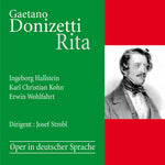 the album cover for Donizetti / Hallstein / Strobl - Rita