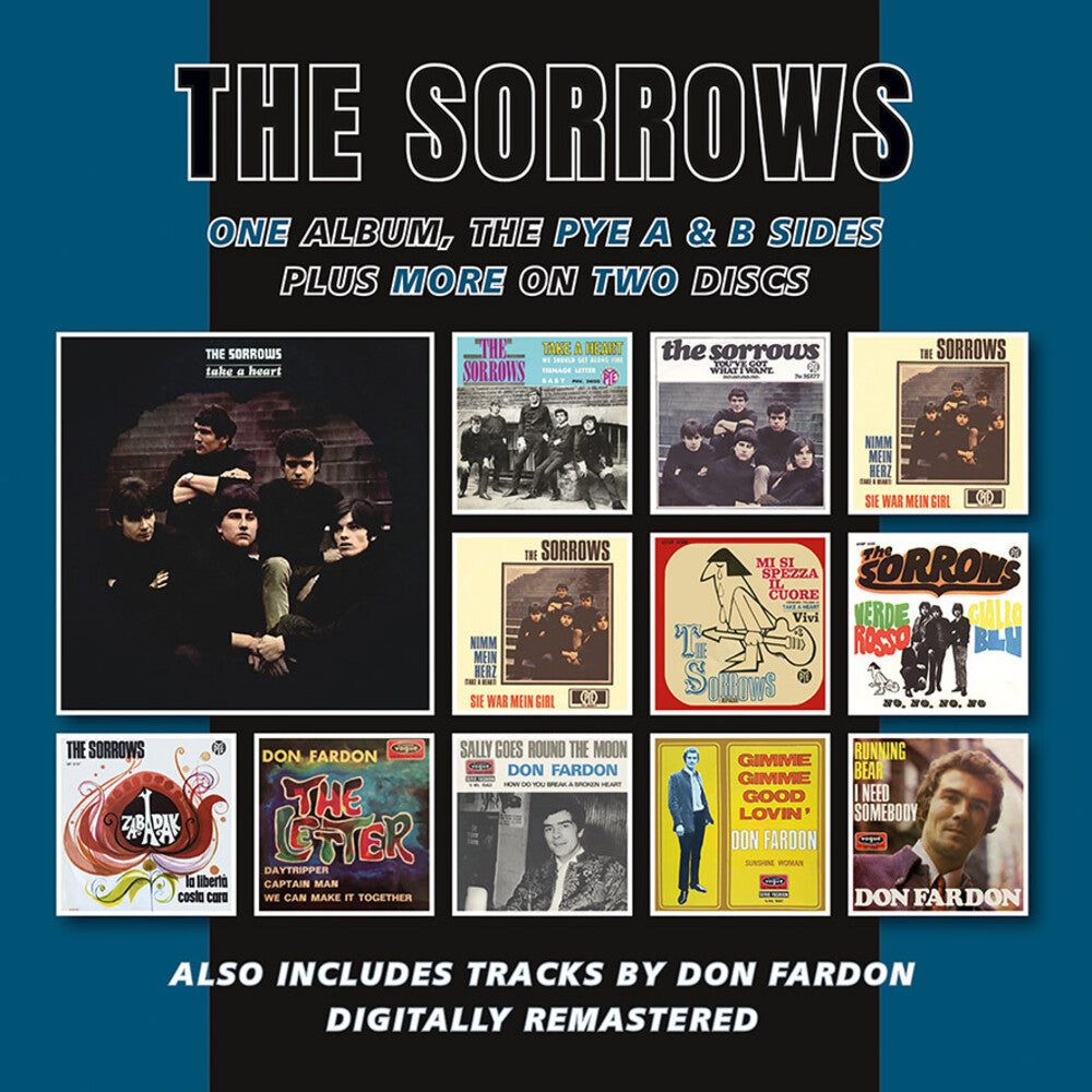 the album cover for Sorrows - Take A Heart Plus The Pye A & B Sides & More (Uk)