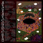 the album cover for Alexalone - Alexaloneworld (Burgundy + Black Swirl Vinyl)