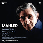 Sir John Barbiroli - Mahler: Sinfonías núms. 1, 5, 6, 9, Lieder (CD)