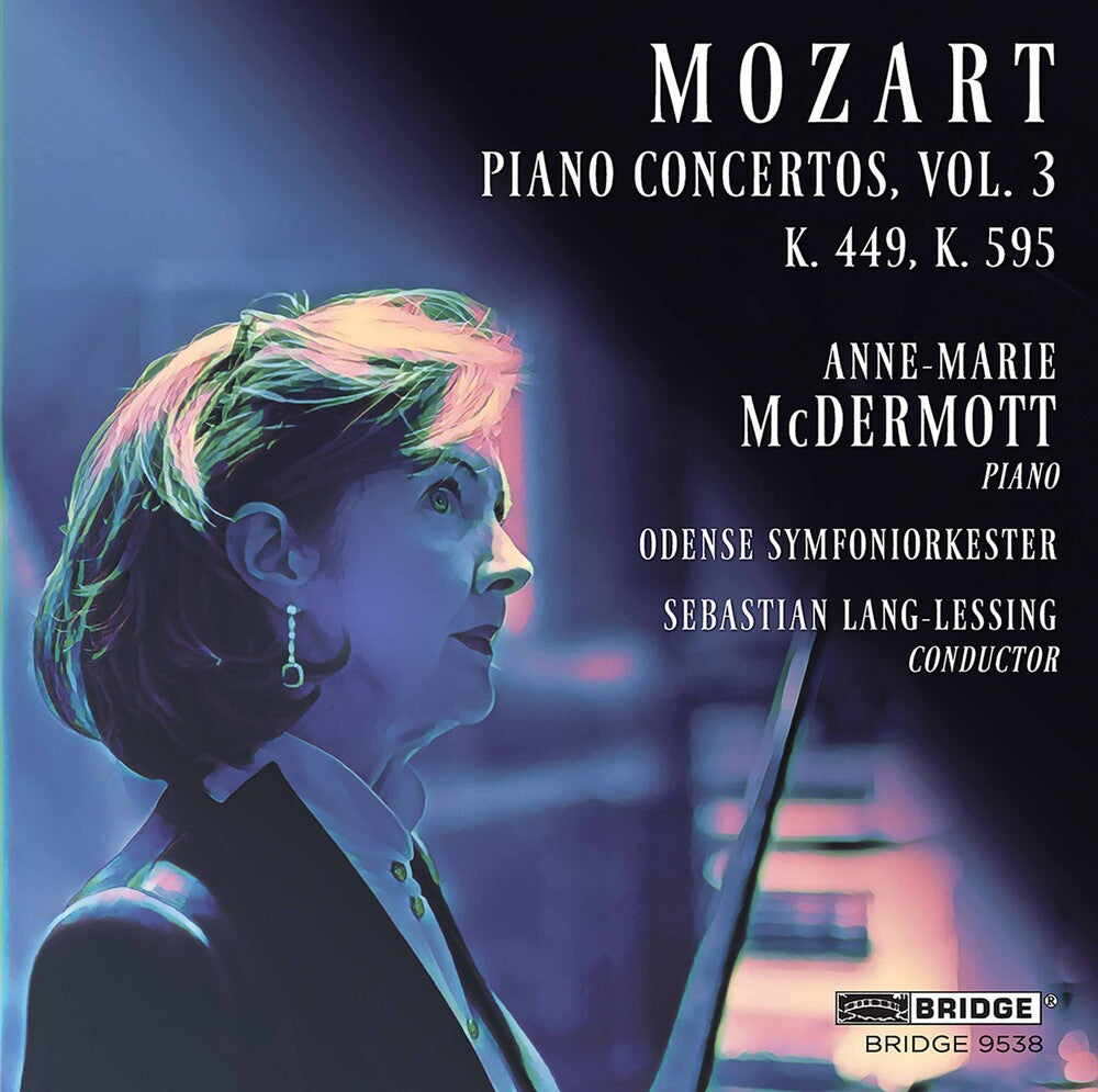 the album cover for Anne-Marie Mcdermott - Piano Concertos 3