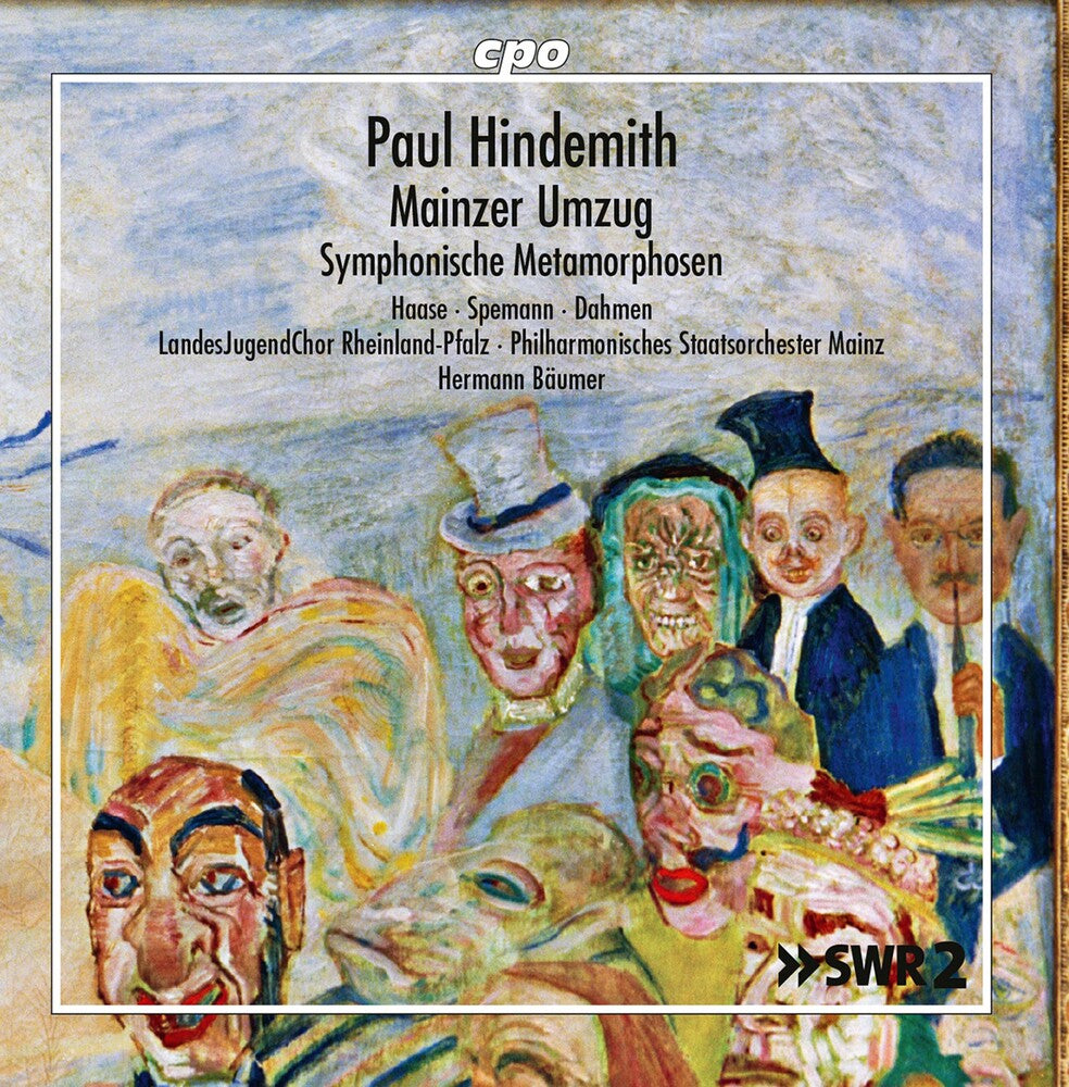 the album cover for Hindemith / Baumer - Mainzer Umzug