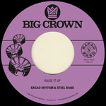 the album cover for Bacao Rhythm & Steel Band - Raise It Up B/W Space