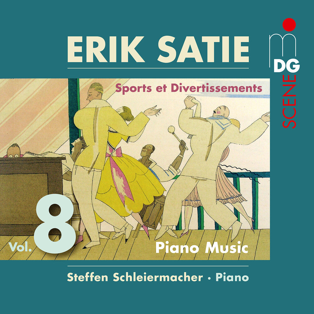 the album cover for Satie / Schleiermacher - Piano Music 8