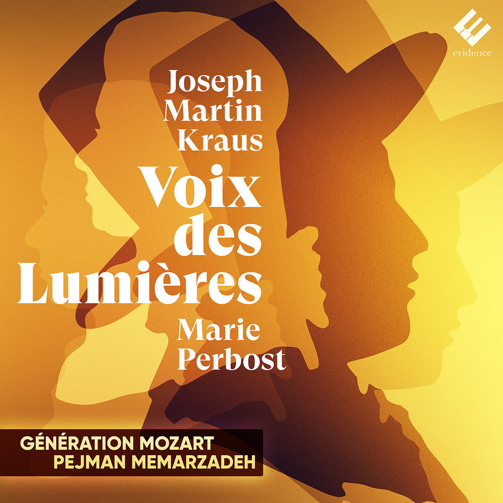 the album cover for Marie Perbost - Joseph Martin Kraus: Voix des Lumieres