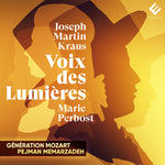 the album cover for Marie Perbost - Joseph Martin Kraus: Voix des Lumieres