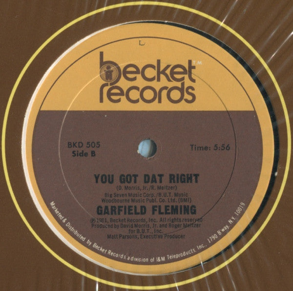 Garfield Fleming : Don't Send Me Away (12", Single)