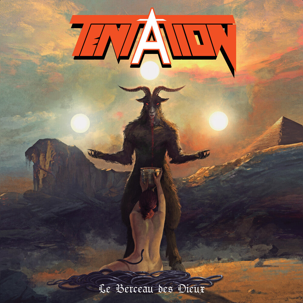 the album cover for Tentation - Le Berceau Des Dieux